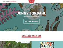 Tablet Screenshot of jennyjordahl.com